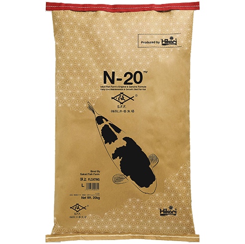 Sakai N-20™ Sinking 20 kg – sinkende 6,0–6,5-mm-Pellets, Originalformel mit Fischöl.